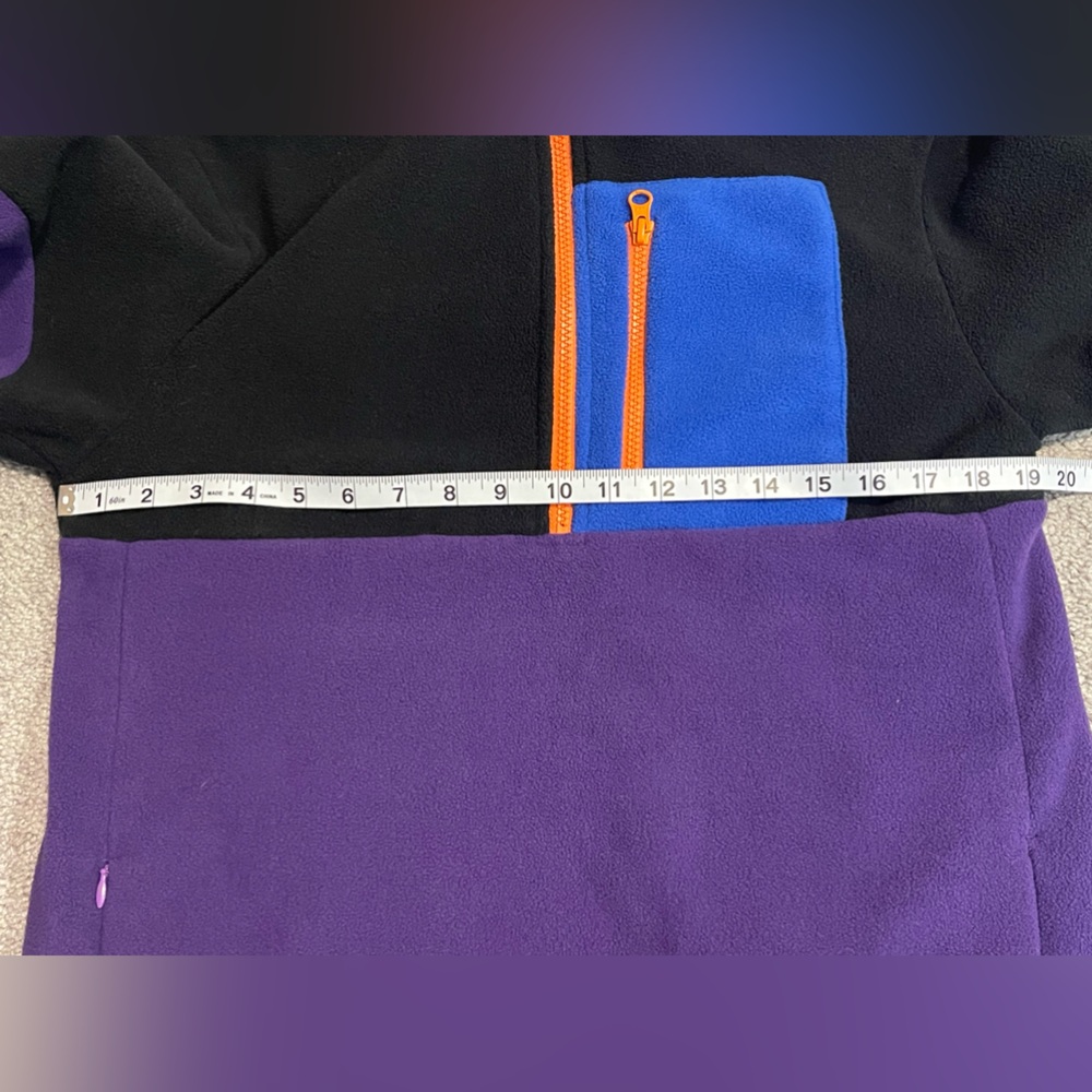 Linus Tech Tips Retro Polar color block zip fleece size small throwback - Picture 9 of 11